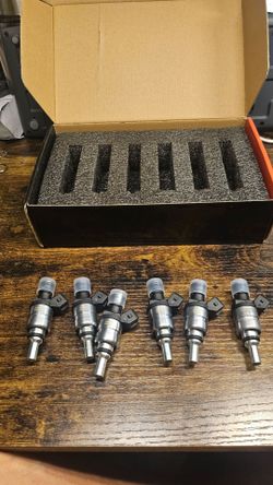 A-Premium Set of 6 Fuel Injectors Compatible with BMW 320i 325i 325xi 525i 2001-2005, 323Ci 328Ci 2000, 323i 1, 325Ci 2001-2006, 328i 528i 199
