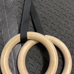 Gymnastics Rings (Wood)