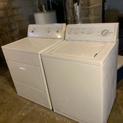 Matching Kenmore Washer, Gas Dryer Installed