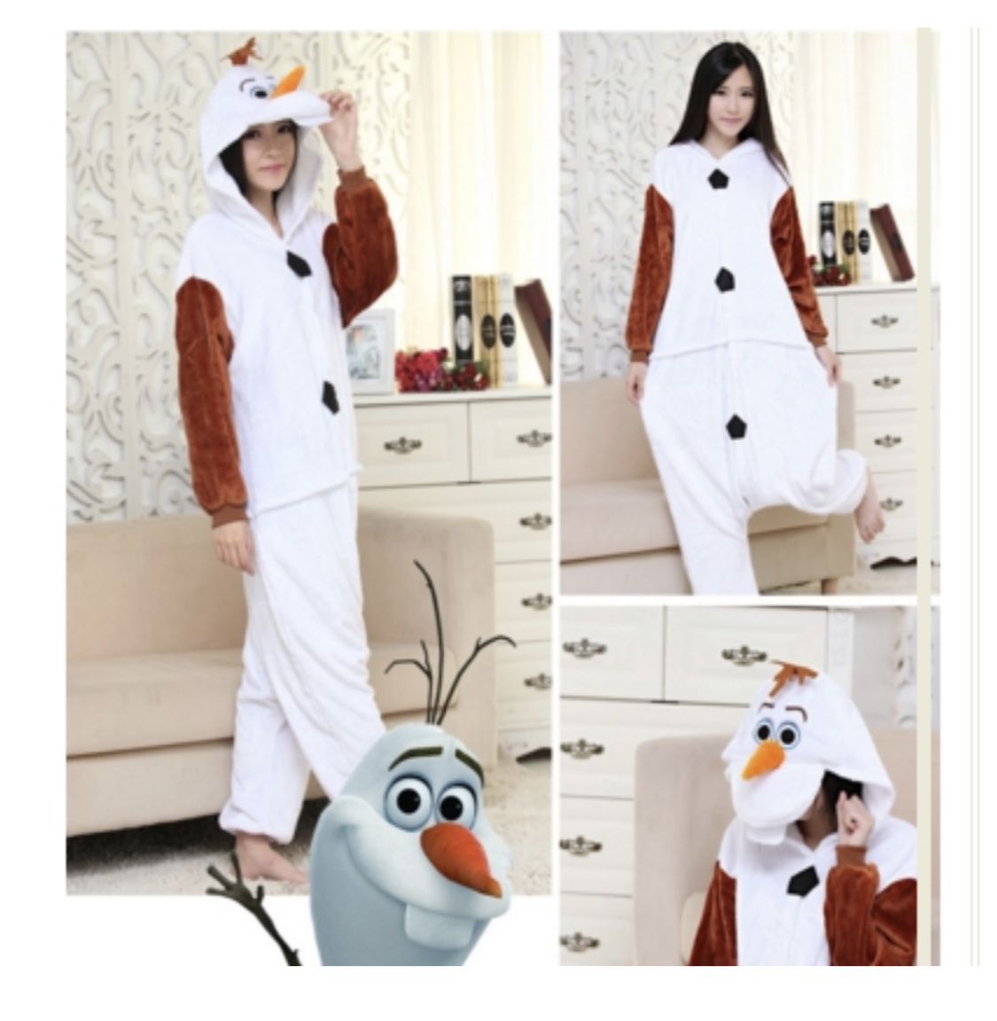 Olaf onesies pajamas