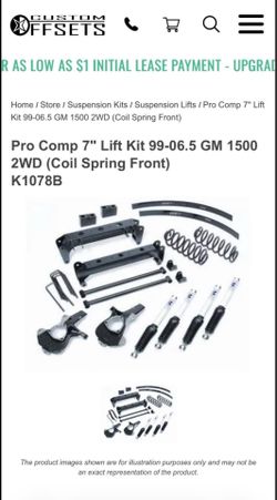 99-06 Chevy Silverado 1500 2wd 7 inch lift kit