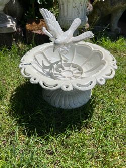 Iron Birdbath