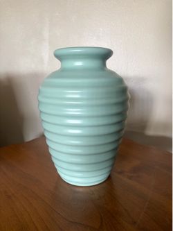 Mint Pottery Vase