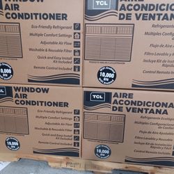 10000btu Windows Ac By TCL Smart WiFi.  Complete Set New In Box With Warranty 