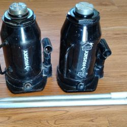 (2) Husky 20-Ton Bottle Jacks 