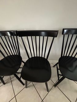 Black Chairs