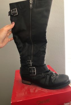 Black Carlos Santana boots