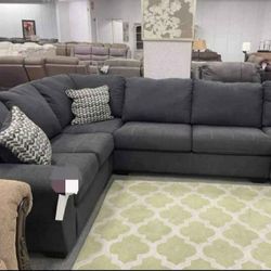 Ambee Slate Sectional Oversized Ashley 
