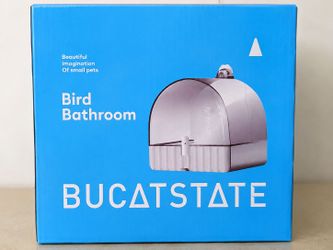 New BUCATSTATE Hanging Bird Bathhouse for Parakeets, Conures & Small Birds – $20