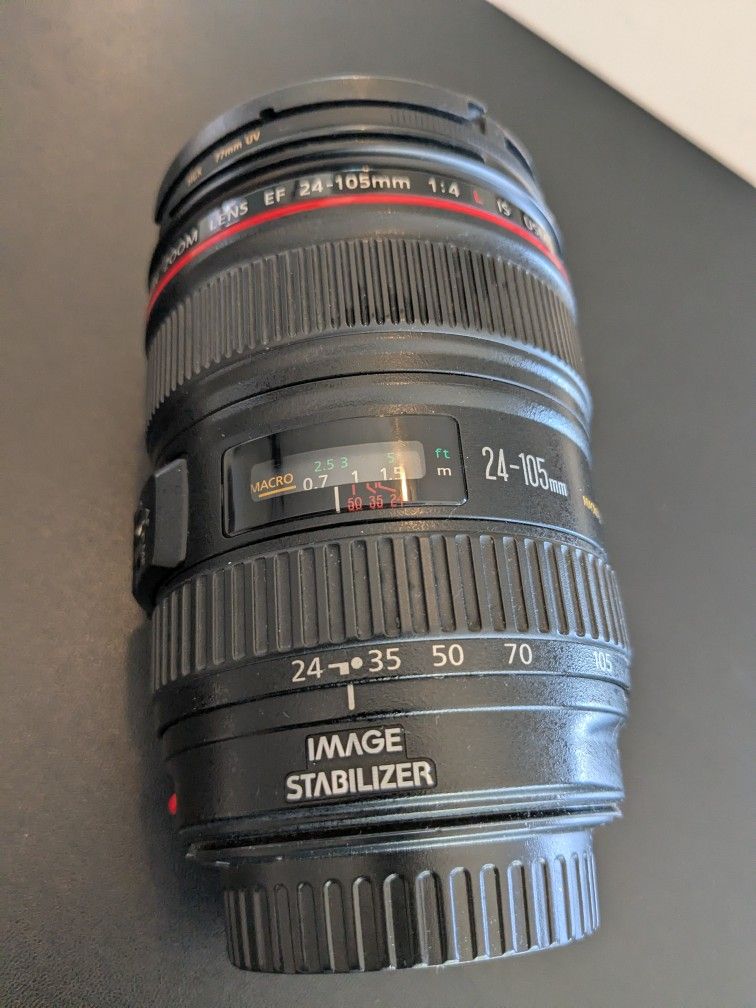Canon Lens Professional 24-105mm L IS USM Made In Japan