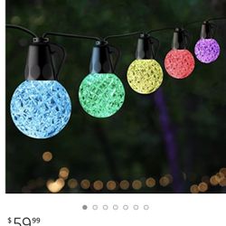 Outdoor Waterproof with remote string lights.