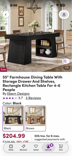 Dinning room table
