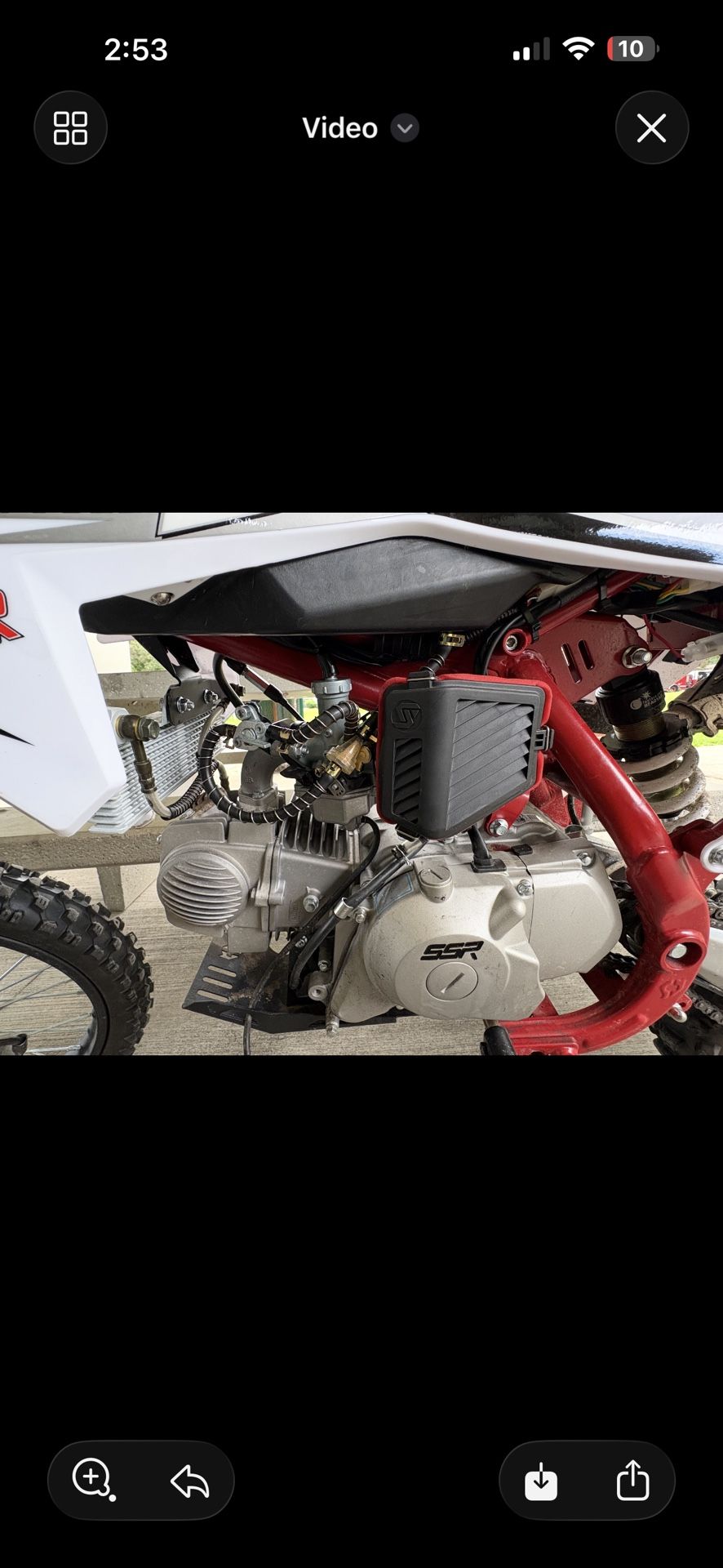 2025 Ssr 140 dirt bike Ssr 140