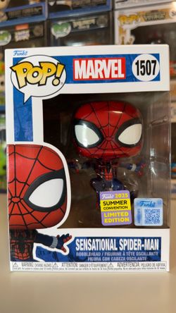 Funko Pop Sensational Spider-Man Marvel Summer convention