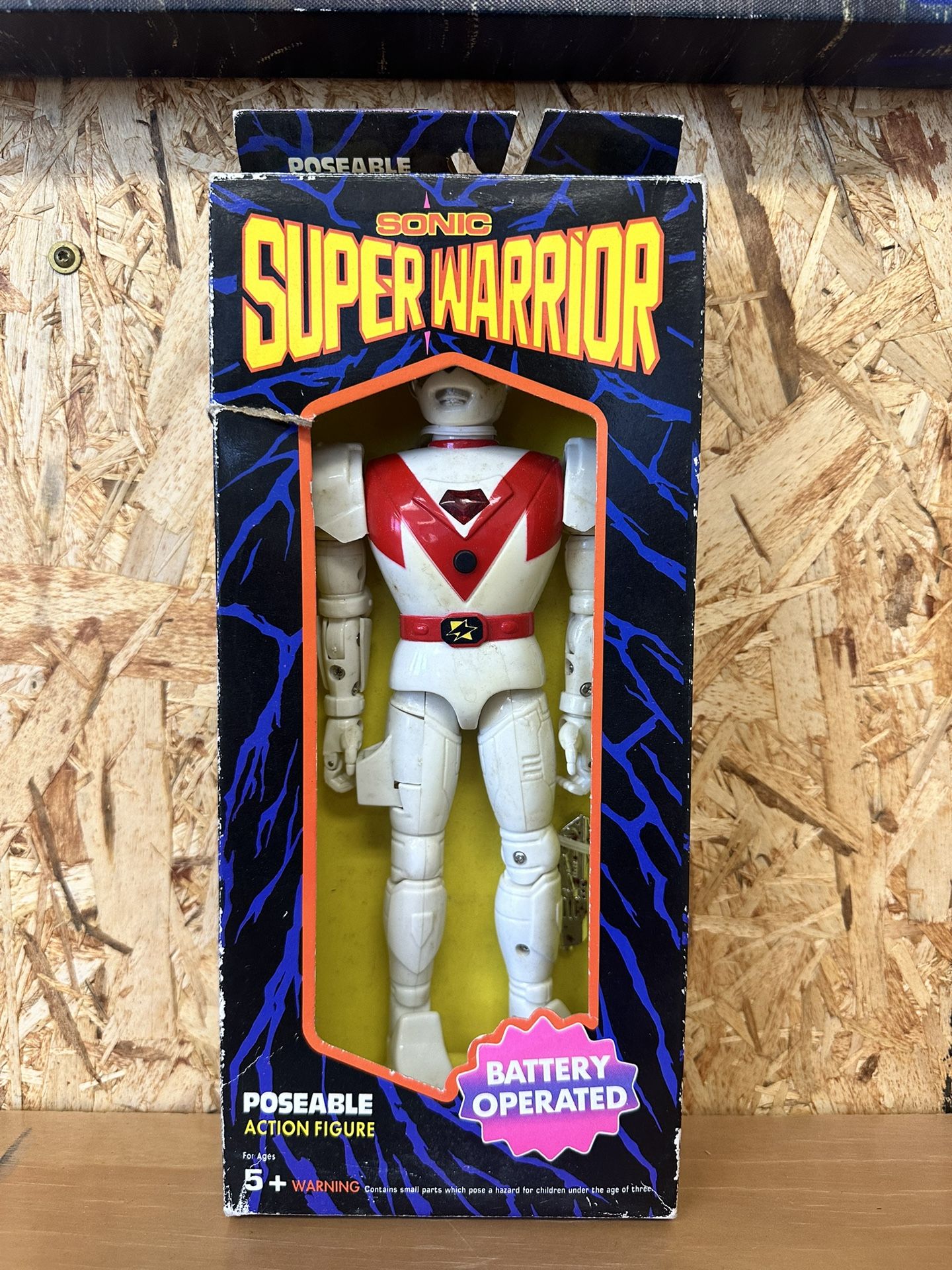 Power Rangers European Exclusive Knockoff Sonic Super Warrior White Ranger