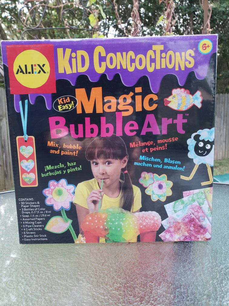 KID CONCOCTIONS Magic Bubble Art Brand New Sealed 