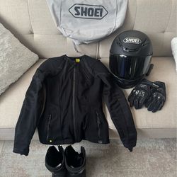 WOMENS MOTORCYCLE GEAR KNOX DAINESE ALPINESTARS SHOEI