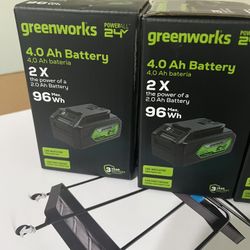 Green works 4.0ah  Batteries 