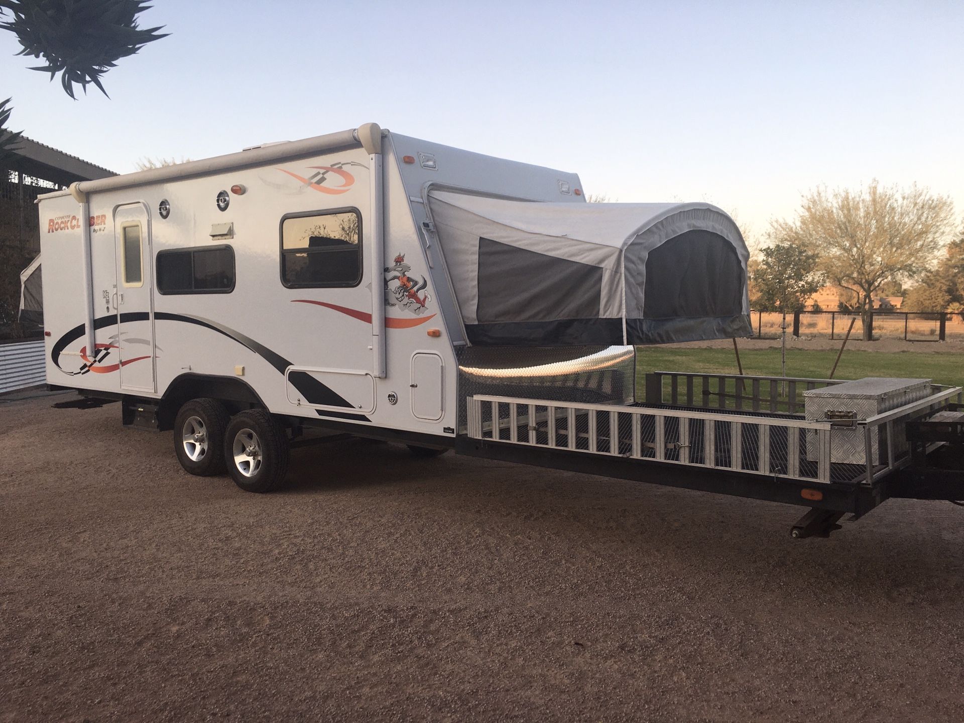 2008 Coyote Rock Climber by KZ Toy Hauler Travel Trailer for Sale in