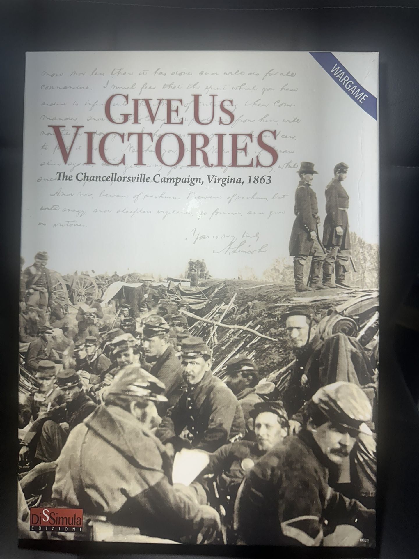 Give Us Victories - The Chancellorsville Campaign, Virginia (1863) War Game New