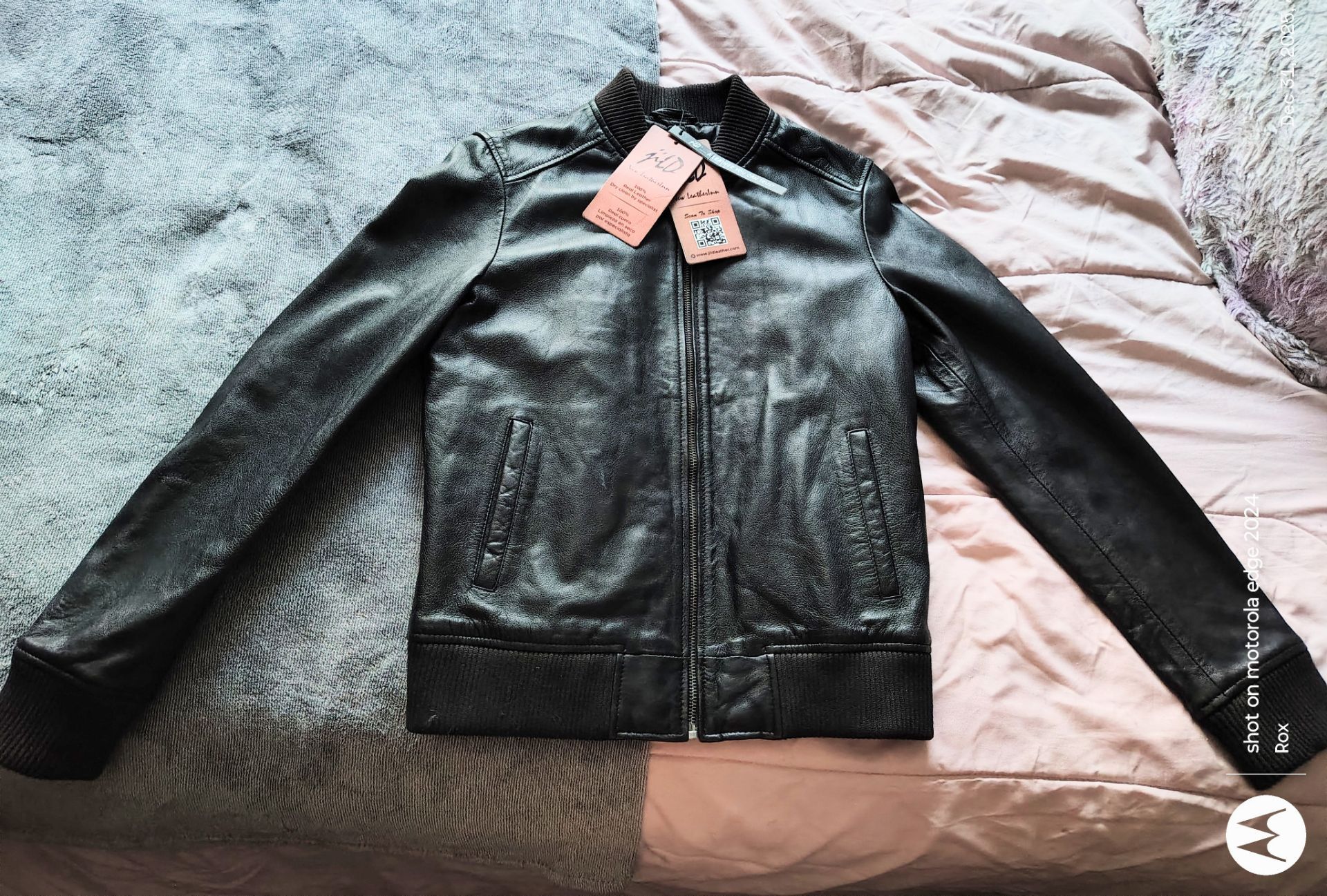 Women's leather jacket