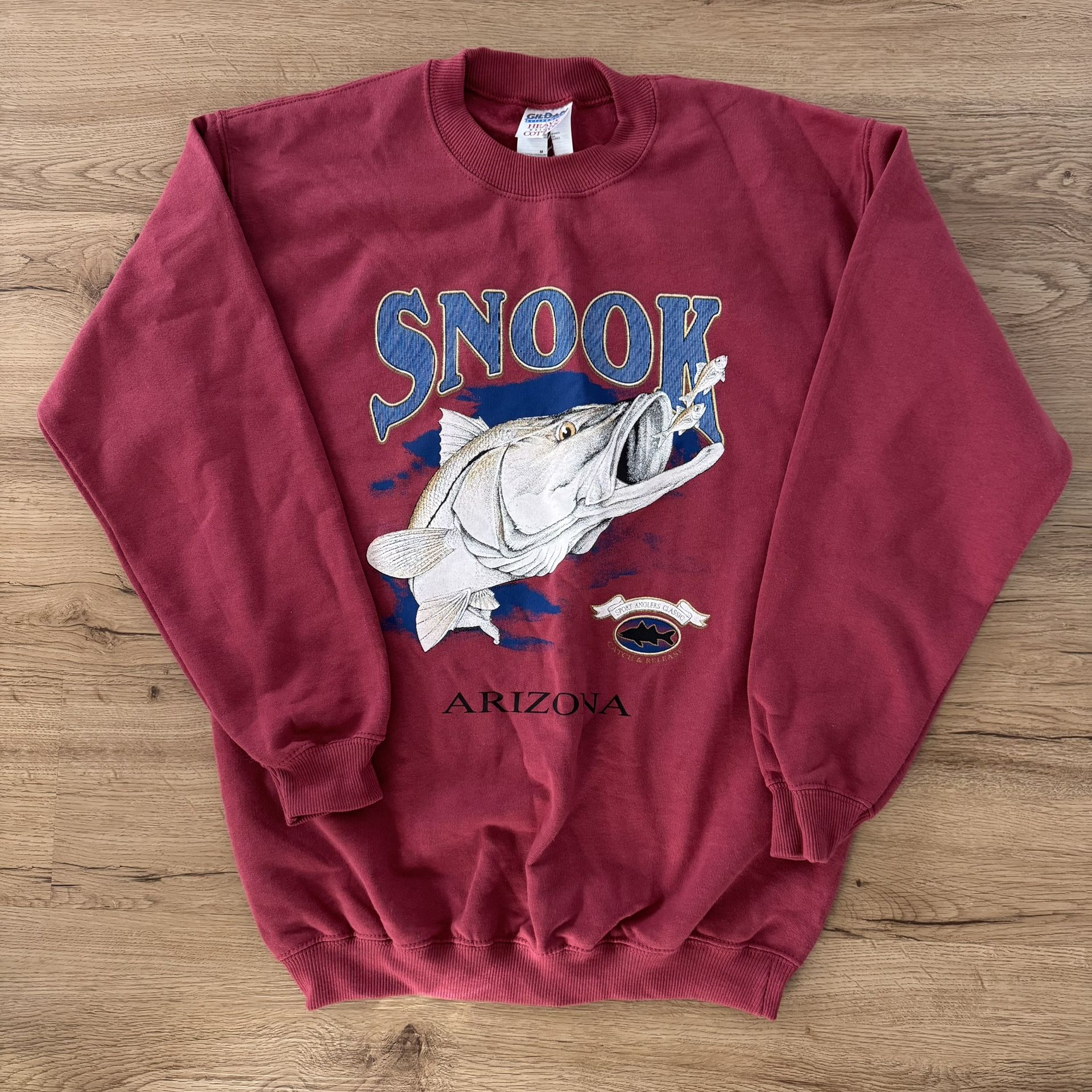 Vintage 90’s Snook Catch & Release Arizona Gildan Sweatshirt