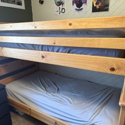 Bunk Bed - Solid Wood - $200OBO