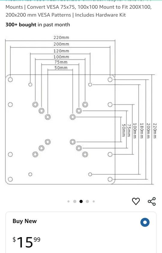 TV Mounting Adapter Plate