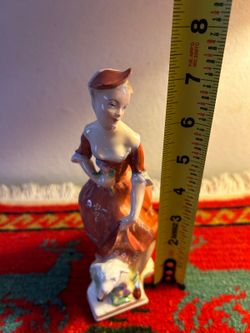 ADORNOS ANTIGUO DE PORCELANA FILETEADA DIFERENTES MODELOS C/U