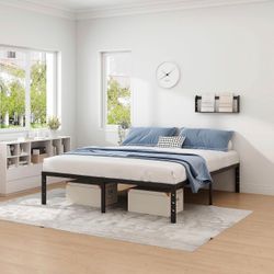 Metal Bed Frame King Size 14” Height 