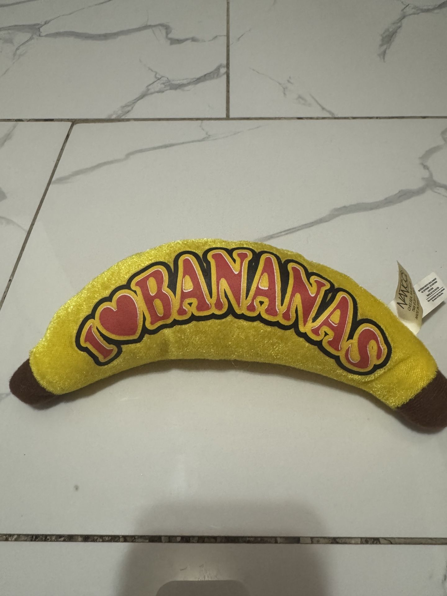 I ❤️ Bananas Plush Toy - Soft and Fun Banana Shaped Stuffed Toy”