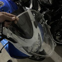 Windshield for Suzuki GSXR 600 750 K11 2011-2015 GSXR600 GSXR(contact info removed) 2013 2014 Double Bubble Windscreen Wind Deflector Wind Splitte