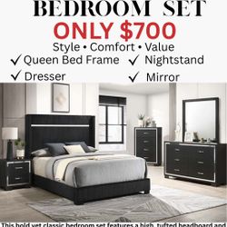 4 Pc Queen Bedroom Set