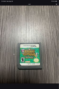 Animal Crossing Wild World Nintendo DS Cartridge