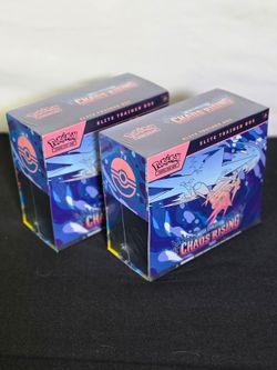 Sealed Pokemon Chaos Rising Elite Trainer Box Factory Sealed ETB