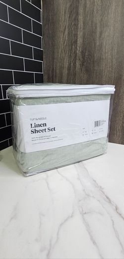 Linen Sheet Set Bedding QUEEN Size