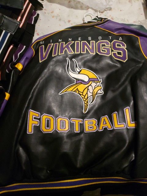 Minnesota Vokings Leather Jacket