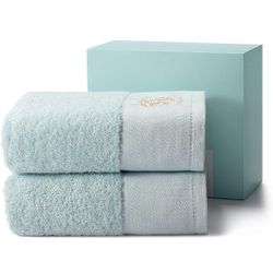 Brand New 100% Cotton Bath Towel Set, 27"x 54" Ultra Soft & Highly Absorbent, Large Fluffy Luxury 600 GSM Bath Towels for Daily Use, Bathroom Hotel & 