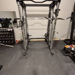 Smith Machine With Cable System 