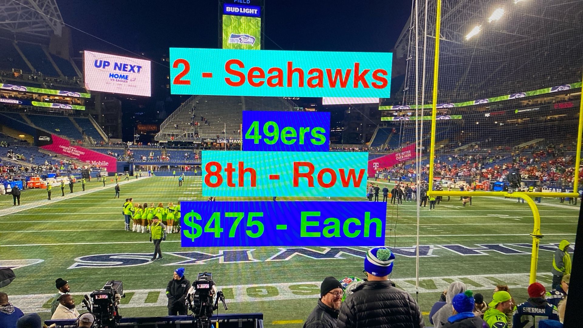 Seahawks 49ers Tickets