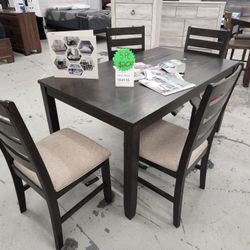 Damaged 5 Piece Dining Set $200
