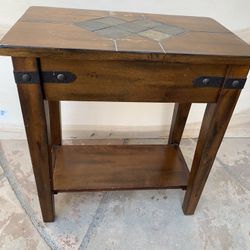 Solid Wood End Table