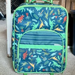 Stephen Joseph Kids' Rolling Carry on Luggage,Dino