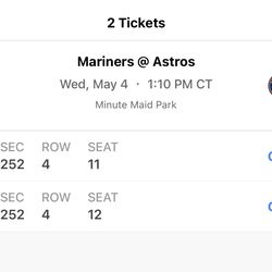 Astros Tickets 