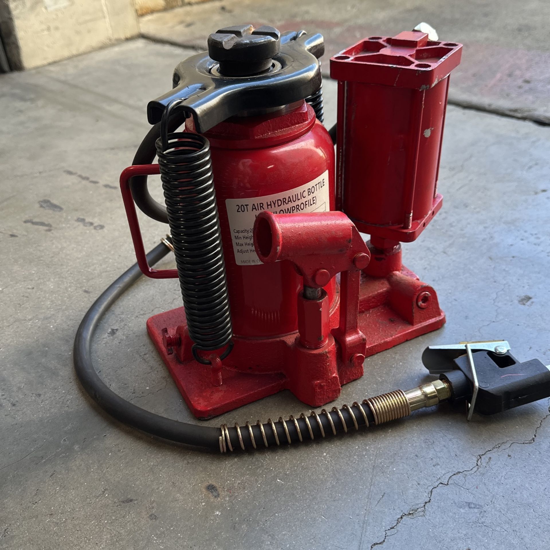 20 Ton Low Profile Air Hydraulic Bottle Floor Jack for Sale in City Of