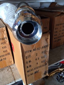 Stainless Still Universal Mufflers Fits All Cars Brand New In The Box