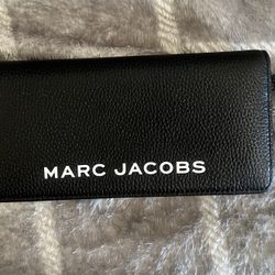 Marc Jacobs womens wallet leather black 