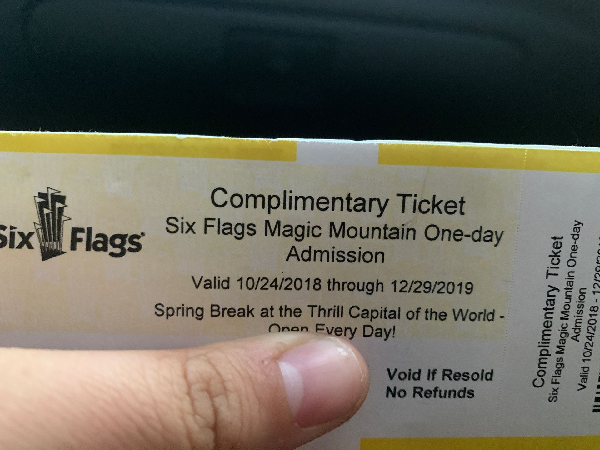 Six Flag Tickets