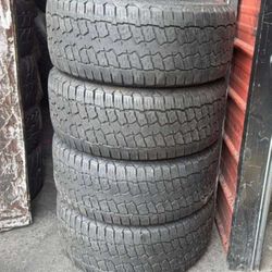 35 X 12.50 R18 Milestar Set of 4 Used