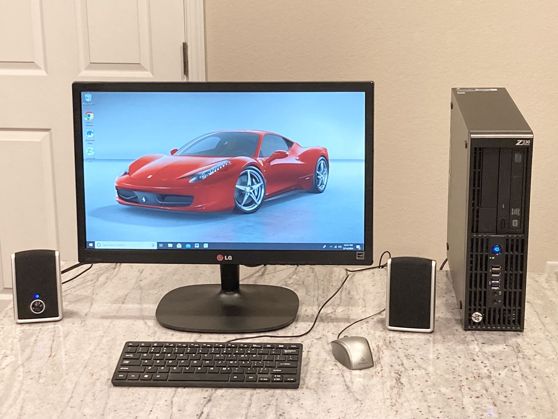 Complete Desktop Computer Setup 